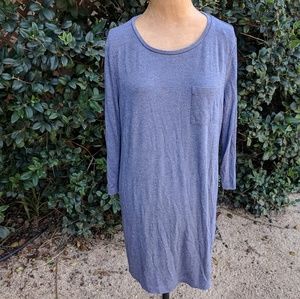 Grey jersey dress